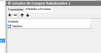Entidades a Processar